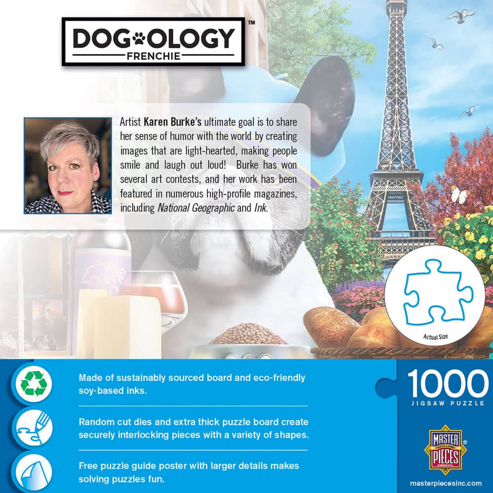 Dogology - Frenchie 1000 Piece Jigsaw Puzzle