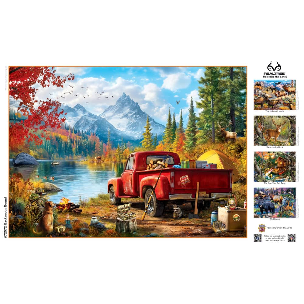 Realtree - Backwoods Bound 1000 Piece Jigsaw Puzzle