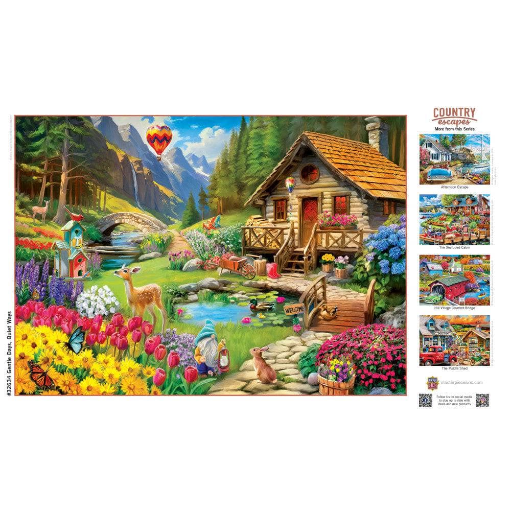 Country Escapes - Gentle Days, Quiet Ways 500 Piece Jigsaw Puzzle