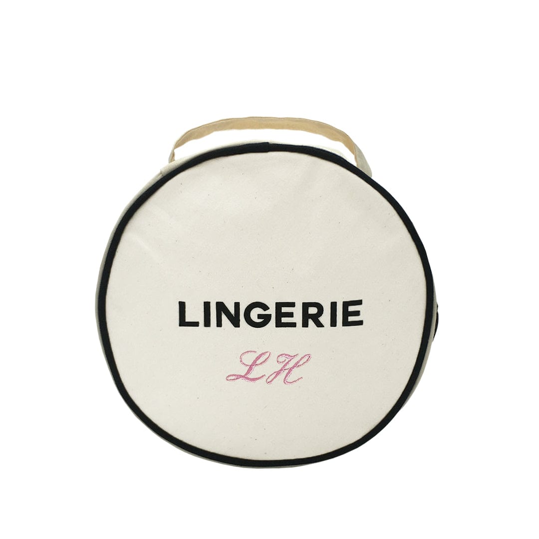 Round Lingerie Case – Cream