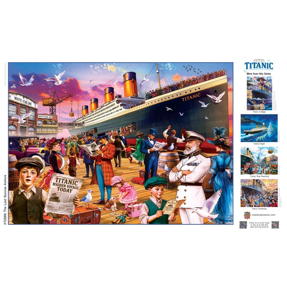 Titanic - The Last Sunrise Ashore 1000 Piece Jigsaw Puzzle