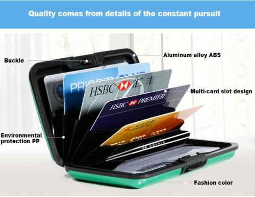 RFID Blocking Aluminum Credit Card Holder/Walllet  Protector