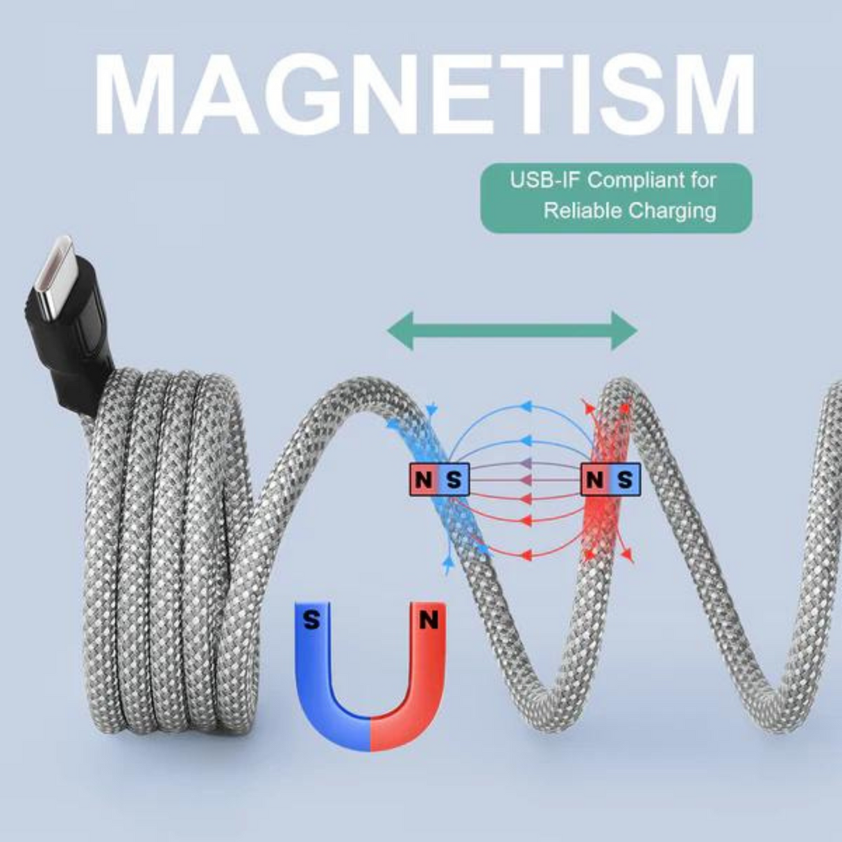 USB-C to Lightning Magnetic Cable