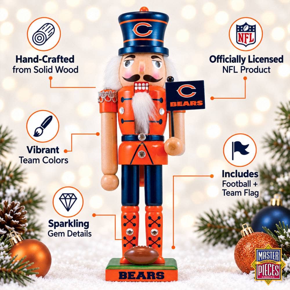 Chicago Bears - Collectible Nutcracker
