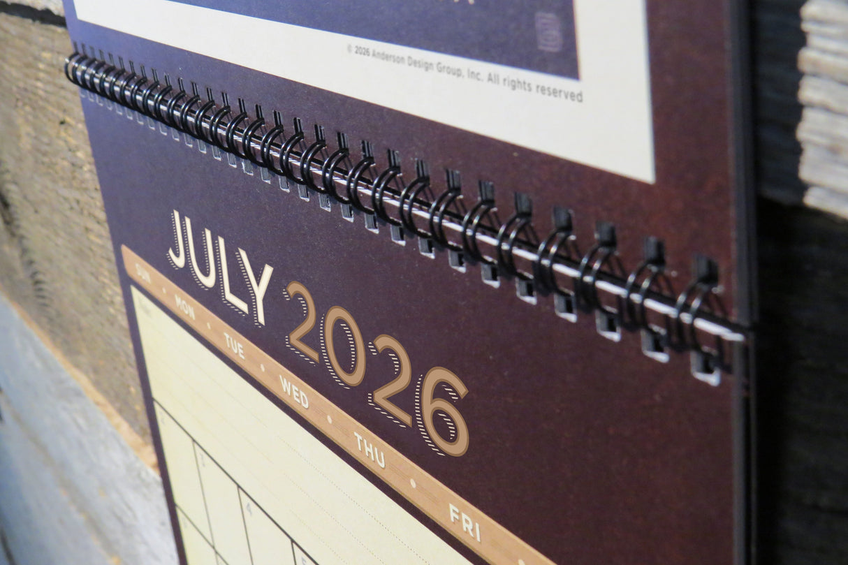 2026 Wall Calendar: Spirit of Nashville