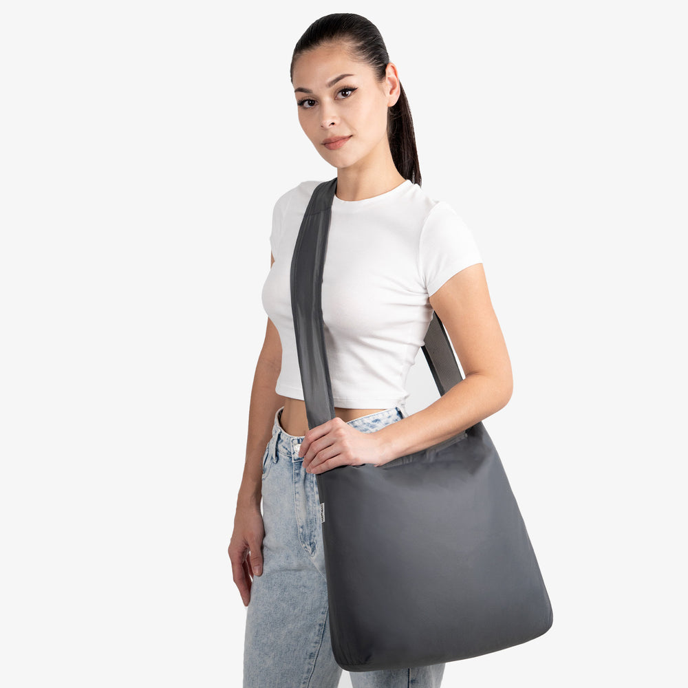 Compact Collapsible Packable Sling Crossbody 19L Shopping Bag by Nanobag