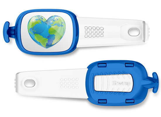 Heart Globe Stwrap