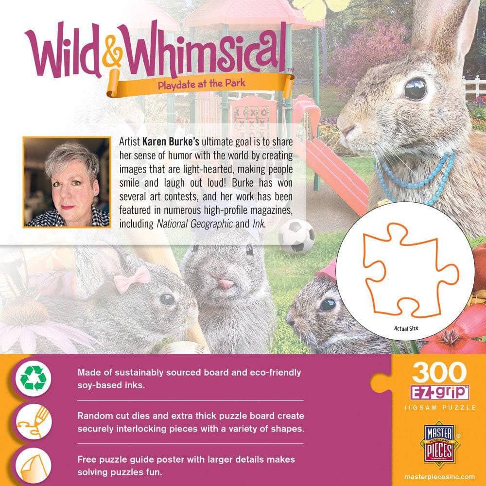 Wild & Whimsical - Playdate at the Park 300 Piece EZ Grip Jigsaw Puzzle