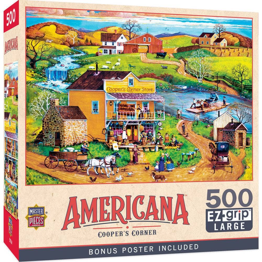 Americana - Cooper's Corner 500 Piece EZ Grip Jigsaw Puzzle