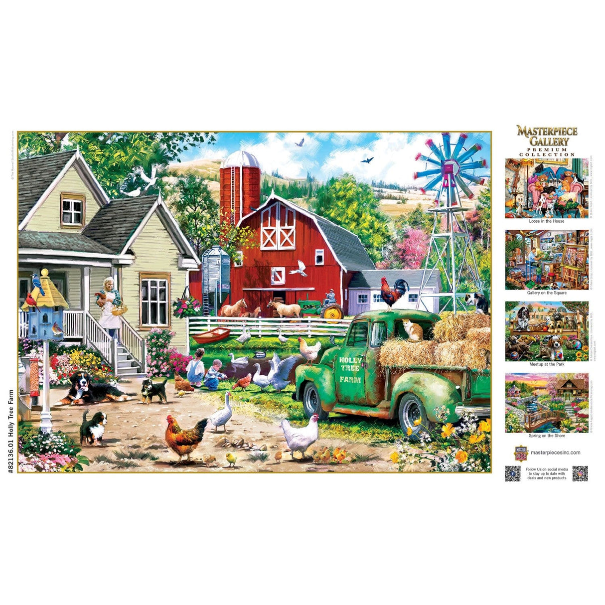 Masterpiece Gallery - Holly Tree Farm 1000 Piece Jigsaw Puzzle