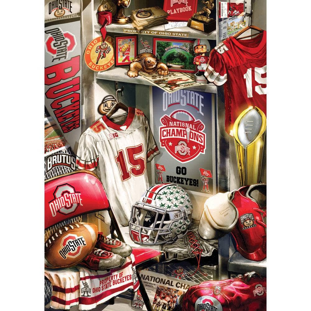 Ohio State Buckeyes - Locker Room 500 Piece Jigsaw Puzzle
