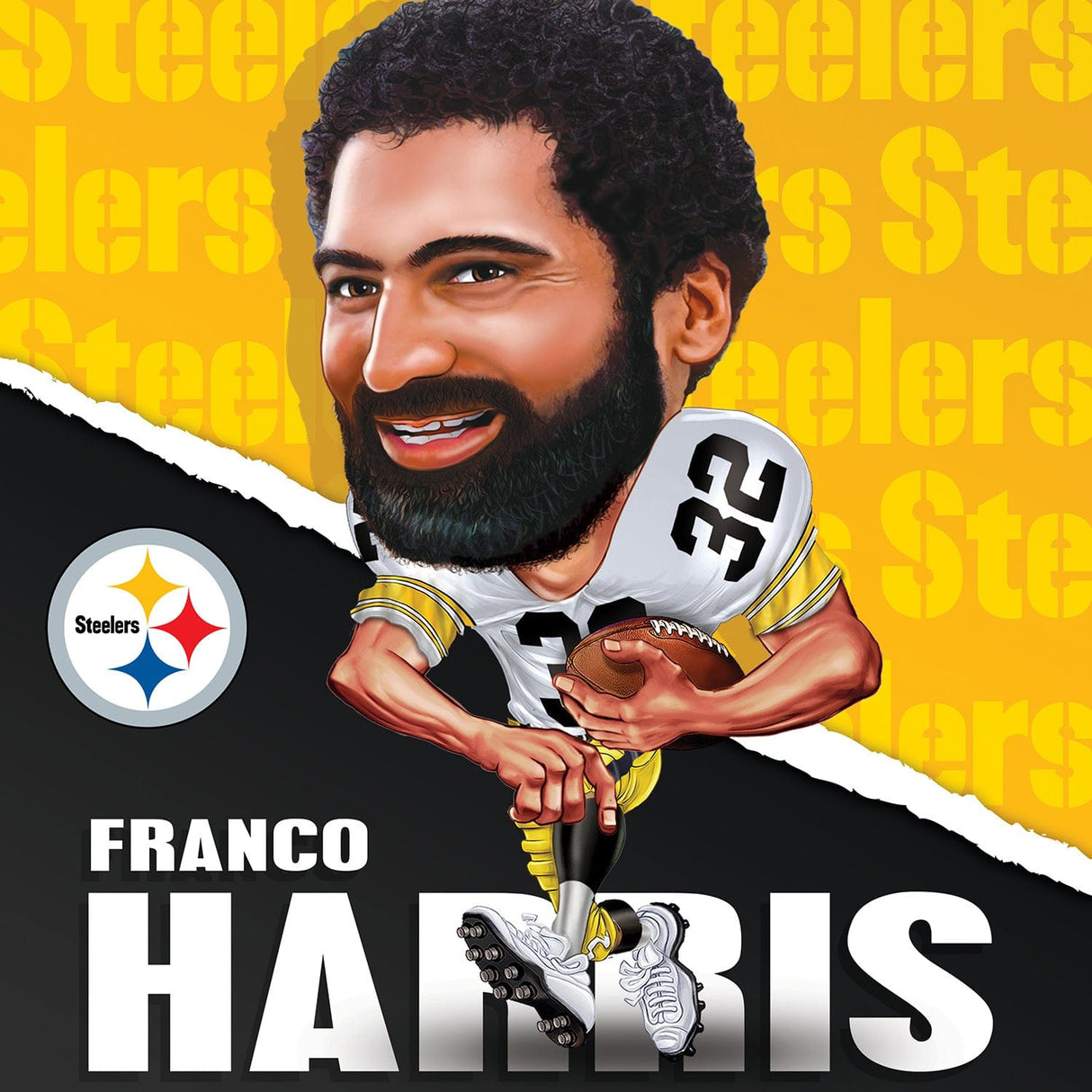 All-Time Greats Pittsburgh Steelers - Franco Harris 300 Piece Jigsaw Puzzle