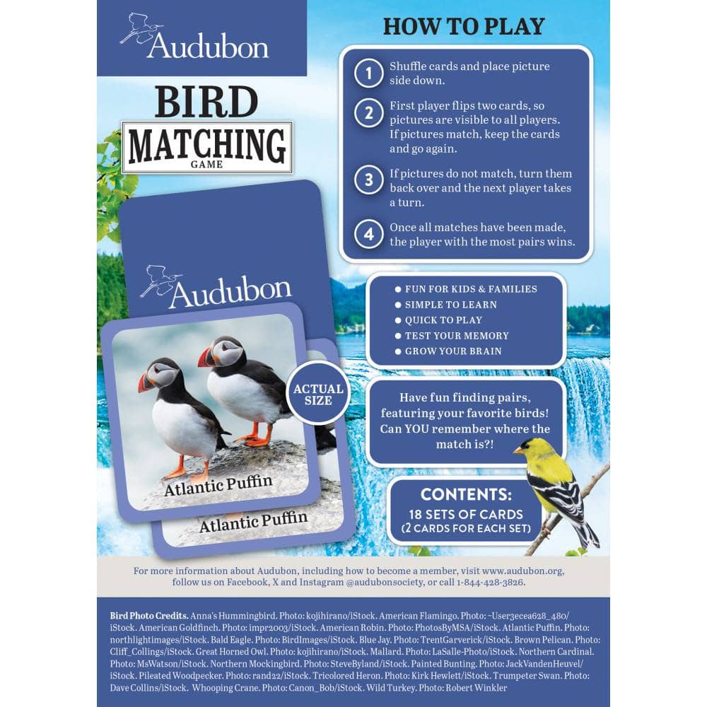Audubon - Bird Matching Game