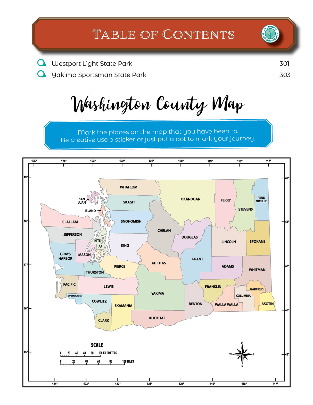 Washington State Parks - Adventure Planning Journal