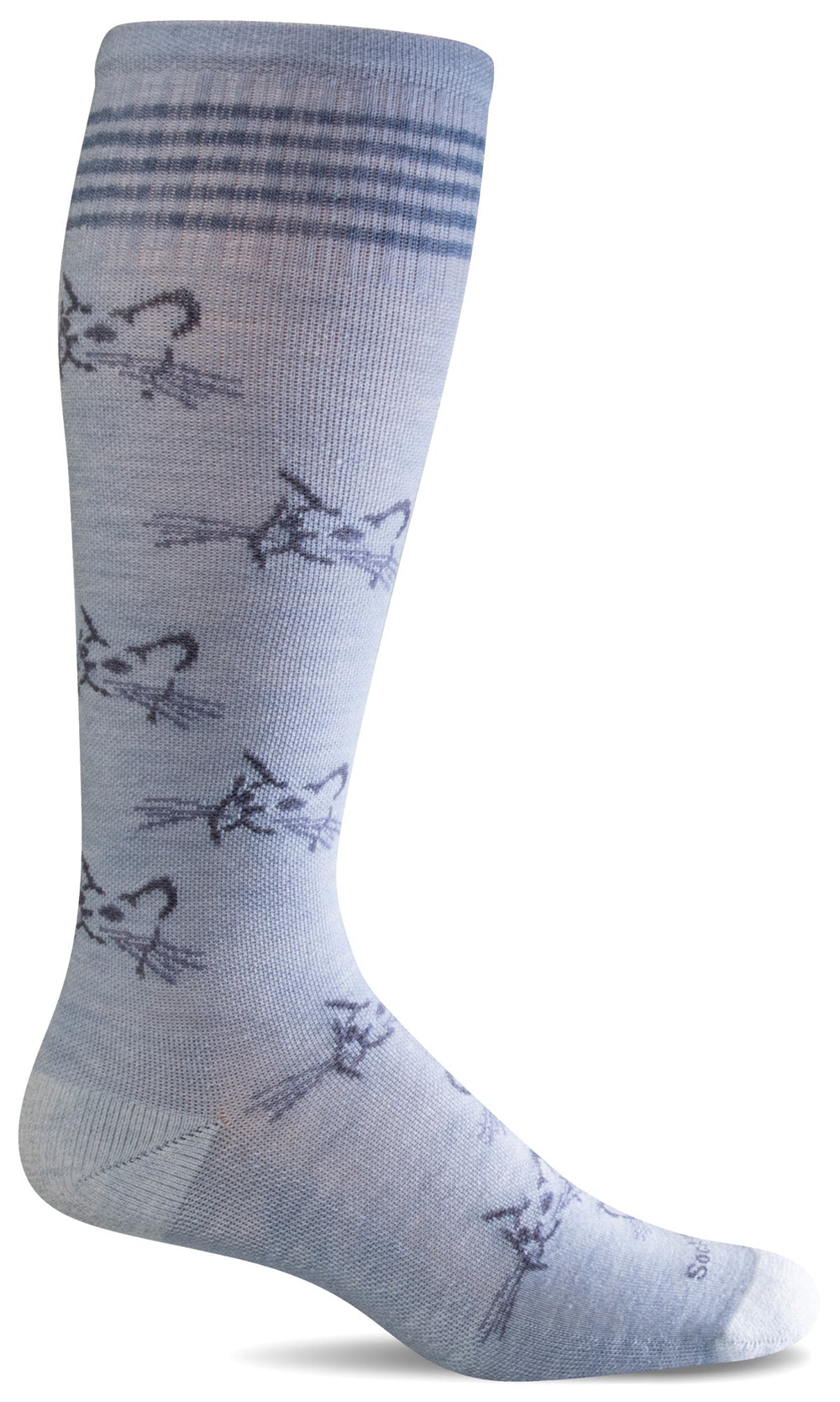 Women's Feline Fancy | Moderate Graduated Compression Socks by Sockwell