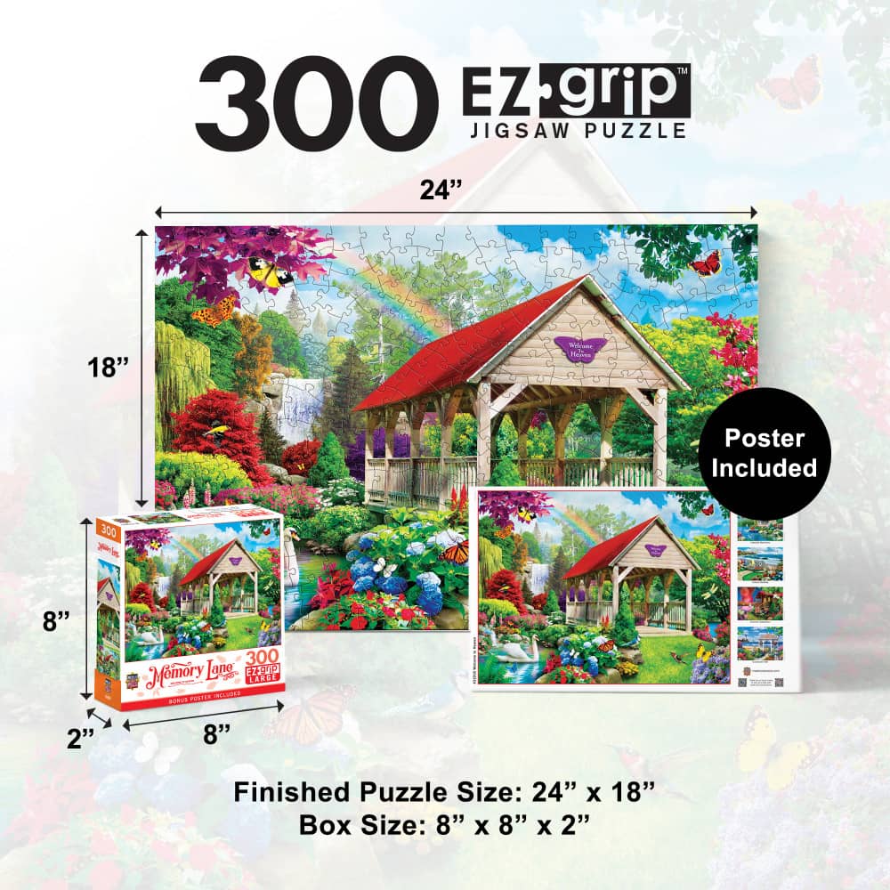 Memory Lane - Welcome to Heaven 300 Piece EZ Grip Jigsaw Puzzle