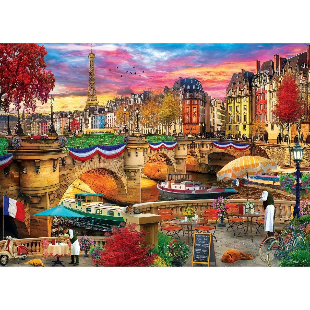 Colorscapes - Paris, City of Love 1000 Piece Jigsaw Puzzle