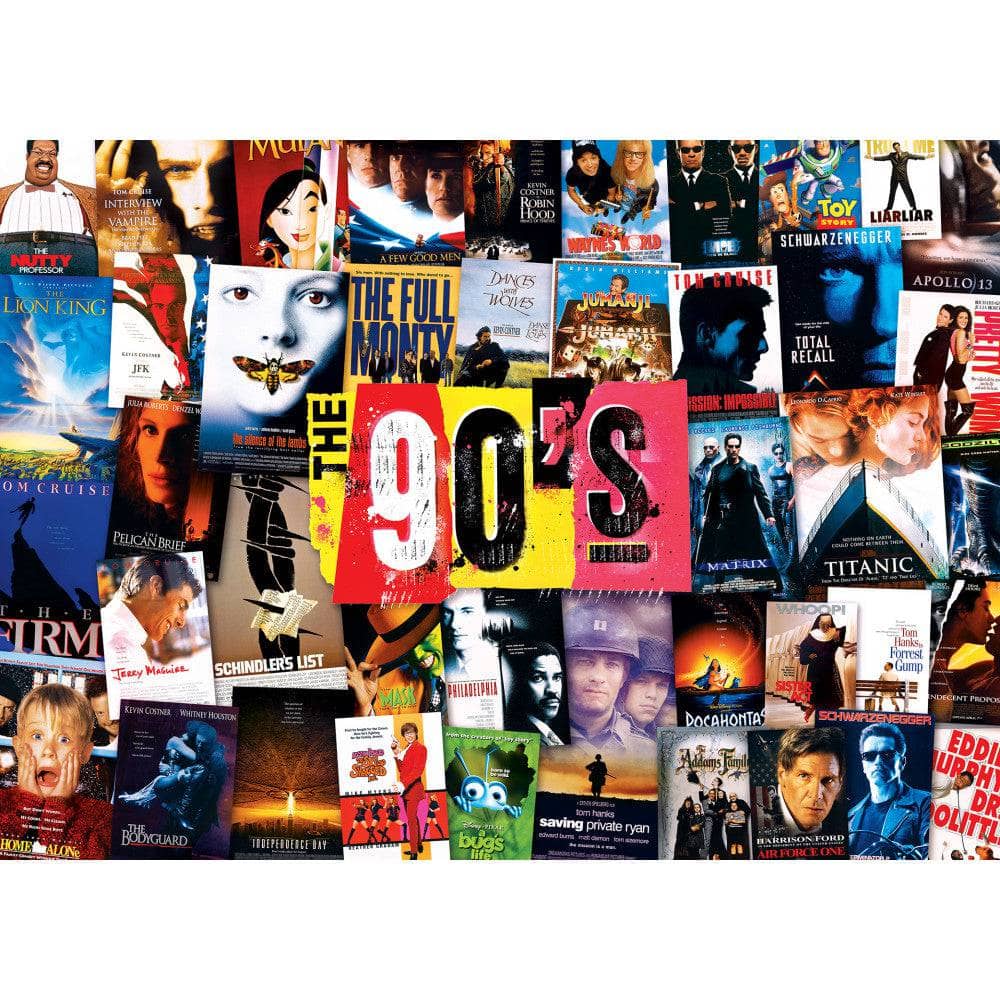 Blockbusters - 90's Movies 1000 Piece Jigsaw Puzzle