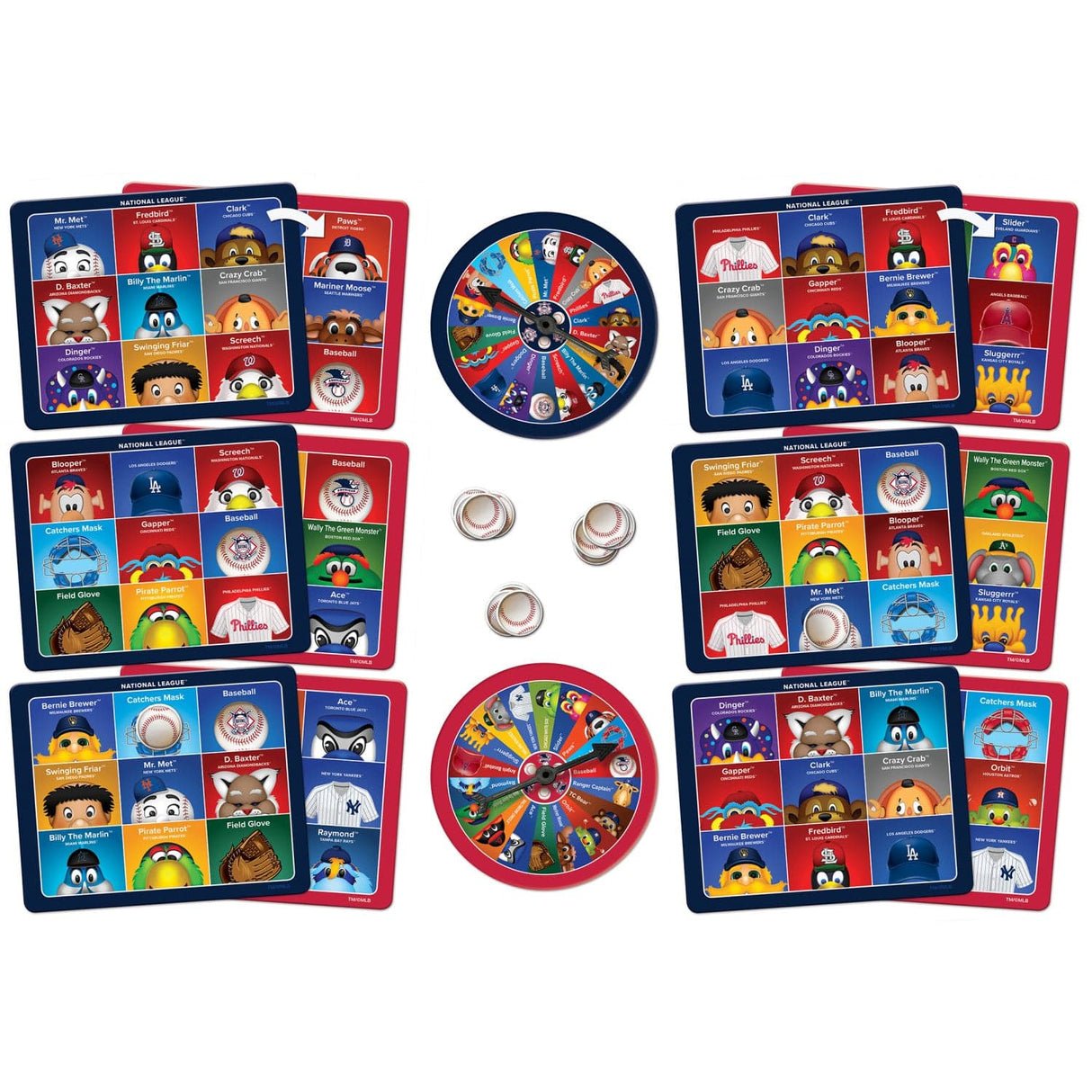 MLB - Mascots Bingo Game