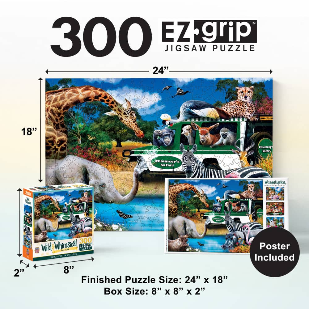 Wild & Whimsical - Watering Hole 300 Piece EZ Grip Jigsaw Puzzle