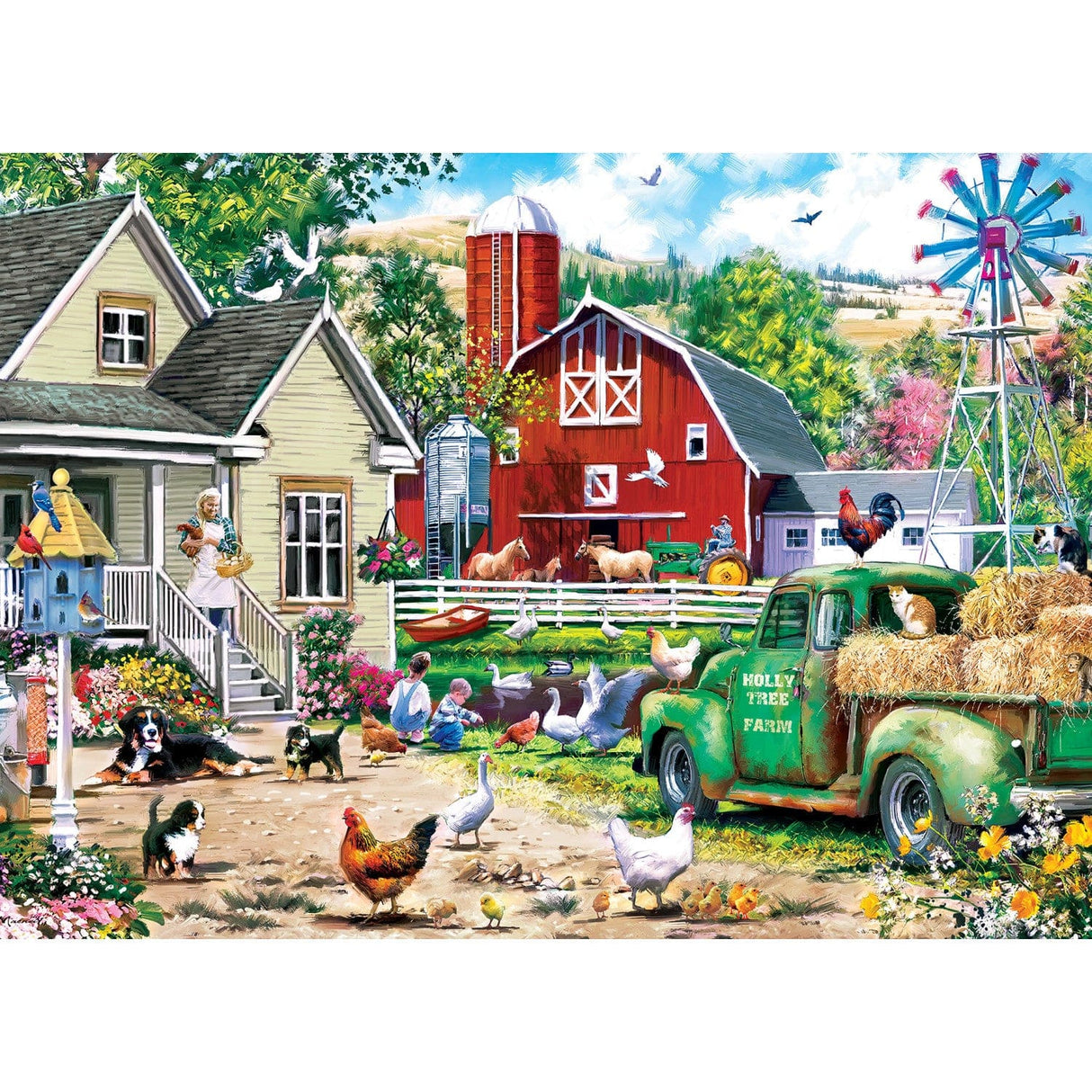 Masterpiece Gallery - Holly Tree Farm 1000 Piece Jigsaw Puzzle