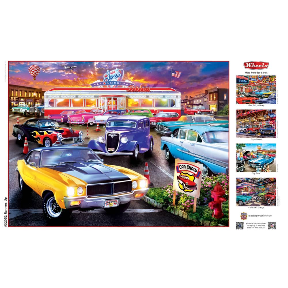 Wheels - Runner's Up 750 Piece Jigsaw Puzzle