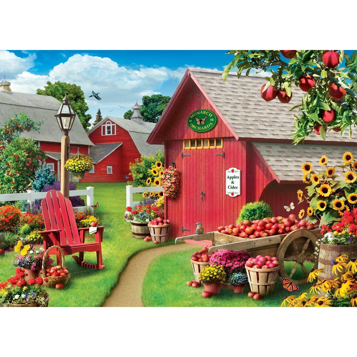 Memory Lane - Monarch Orchards 1000 Piece Jigsaw Puzzle
