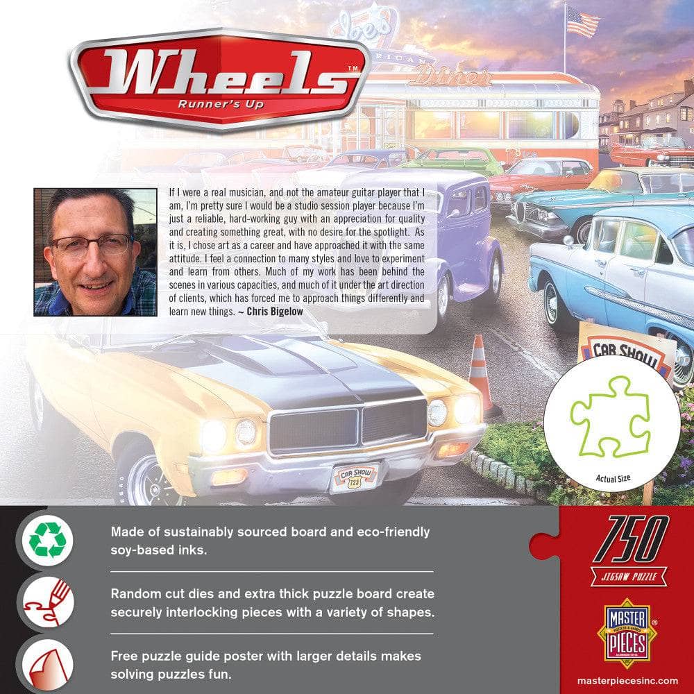 Wheels - Runner's Up 750 Piece Jigsaw Puzzle