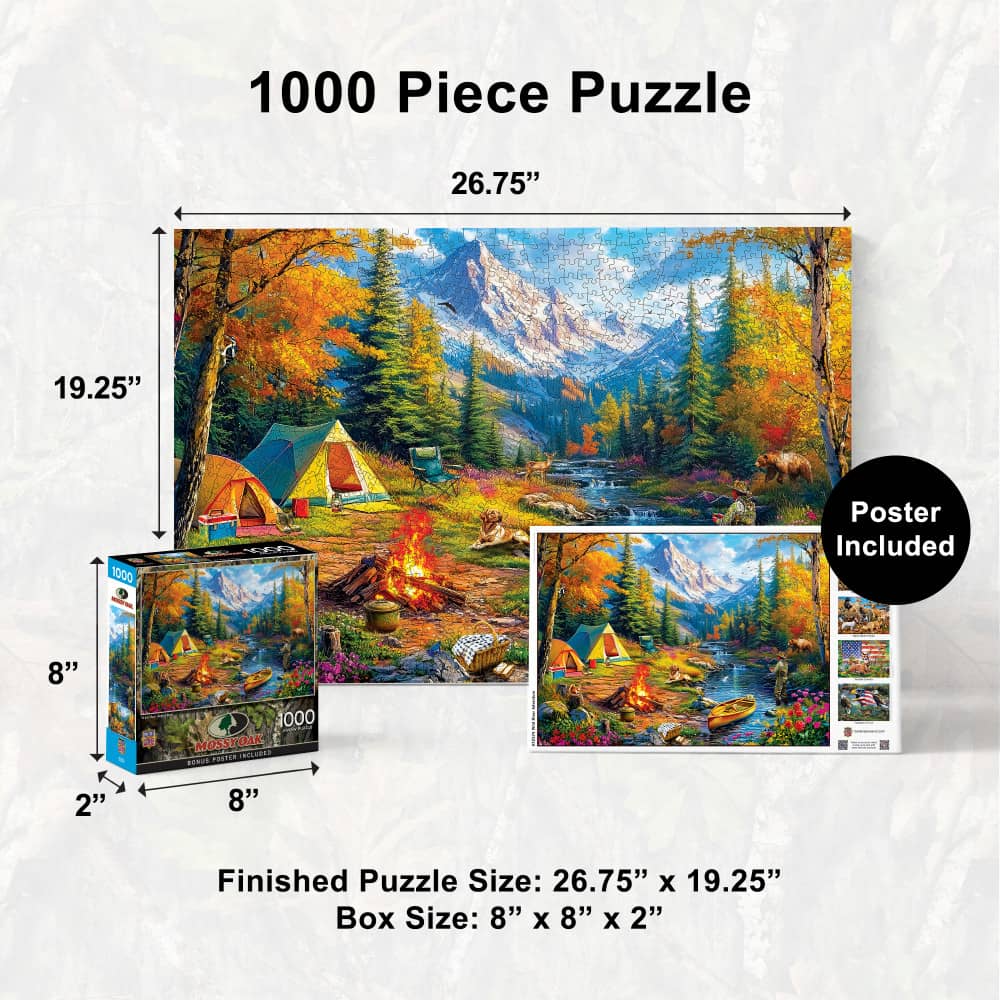 Mossy Oak - Wild River Adventure 1000 Piece Jigsaw Puzzle