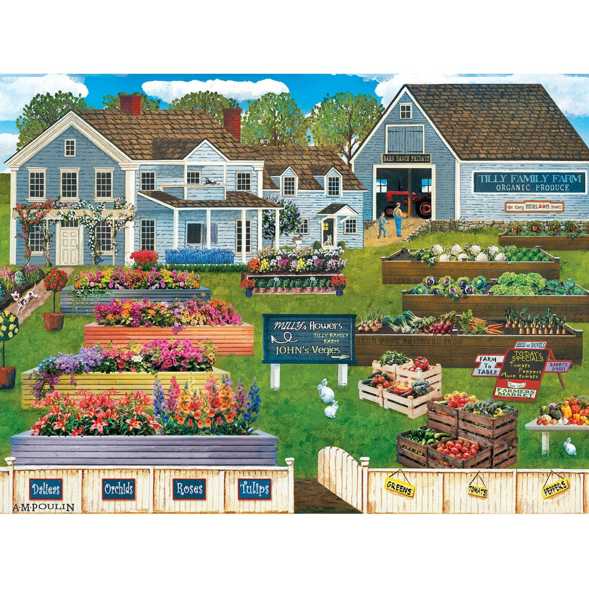 Town & Country - Tulips or Tomatoes 300 Piece EZ Grip Jigsaw Puzzle