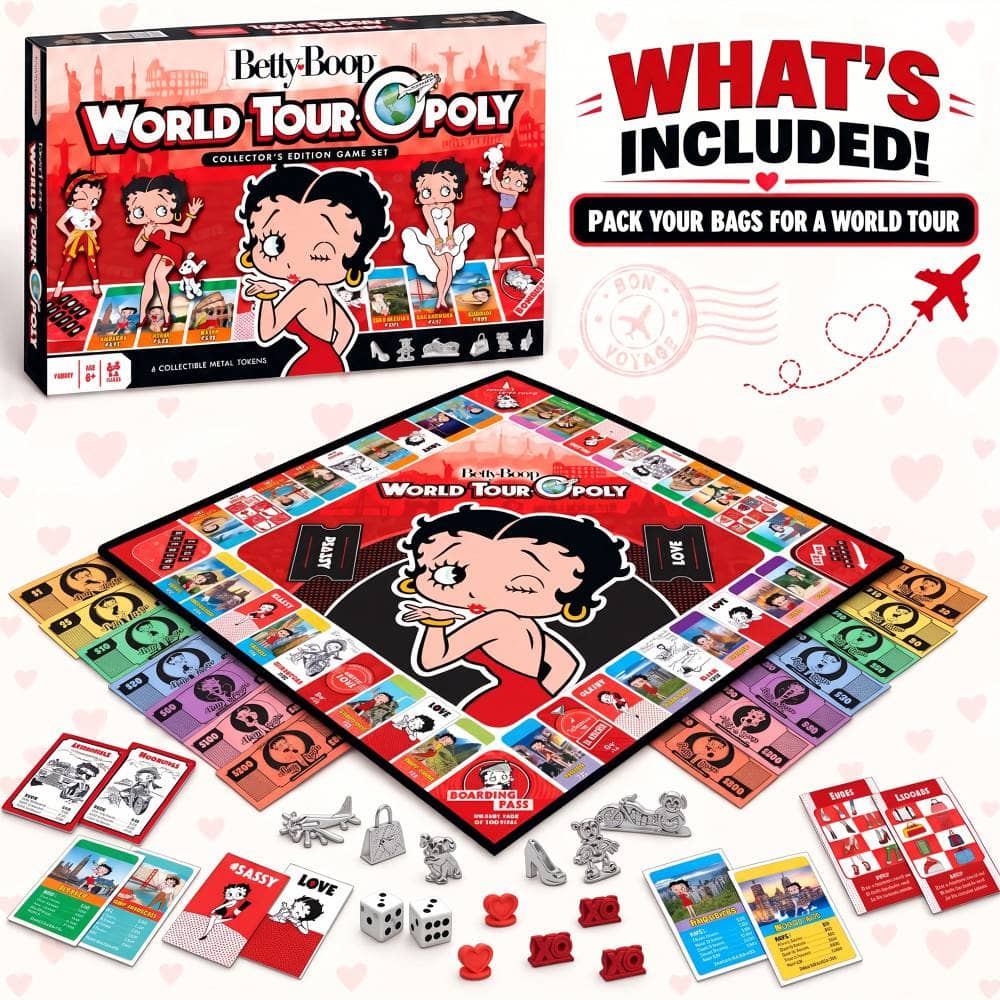 Betty Boop Opoly Board Game