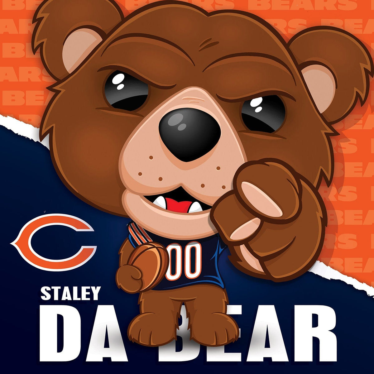 Chicago Bears - NFL Mascot 100 Piece Jigsaw Puzzle