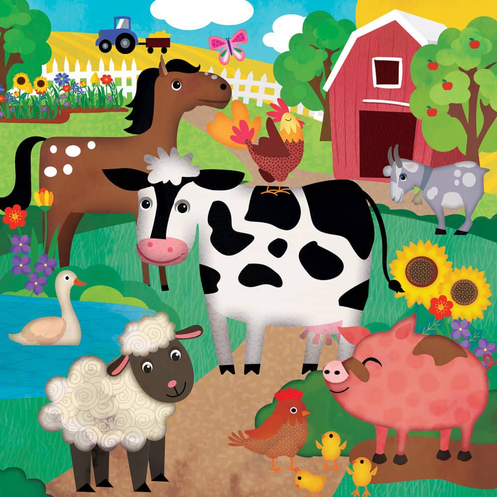Space Savers - Farm 48 Piece Value Puzzle