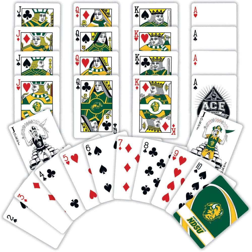 North Dakota State Bison Playing Cards - 54 Card Deck