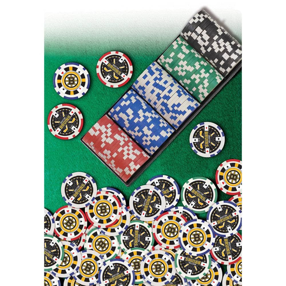 Boston Bruins 100 Piece Poker Chips