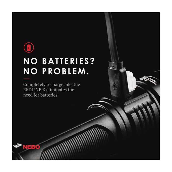 Nebo Redline X 1800 lúmenes, Linterna Recargable