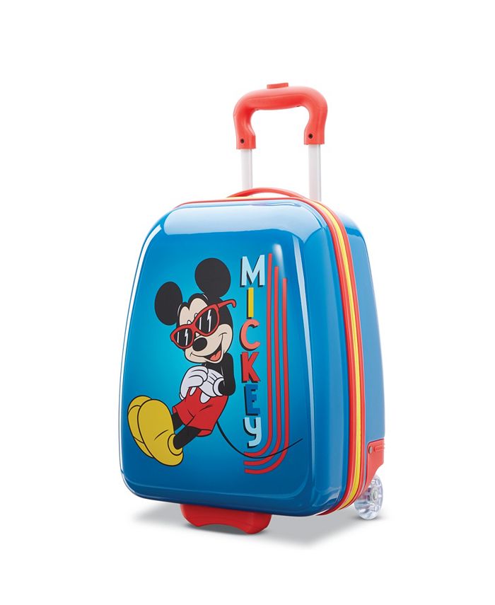 American Tourister Maleta de mano pequeña rígida Mickey Mouse de 18"