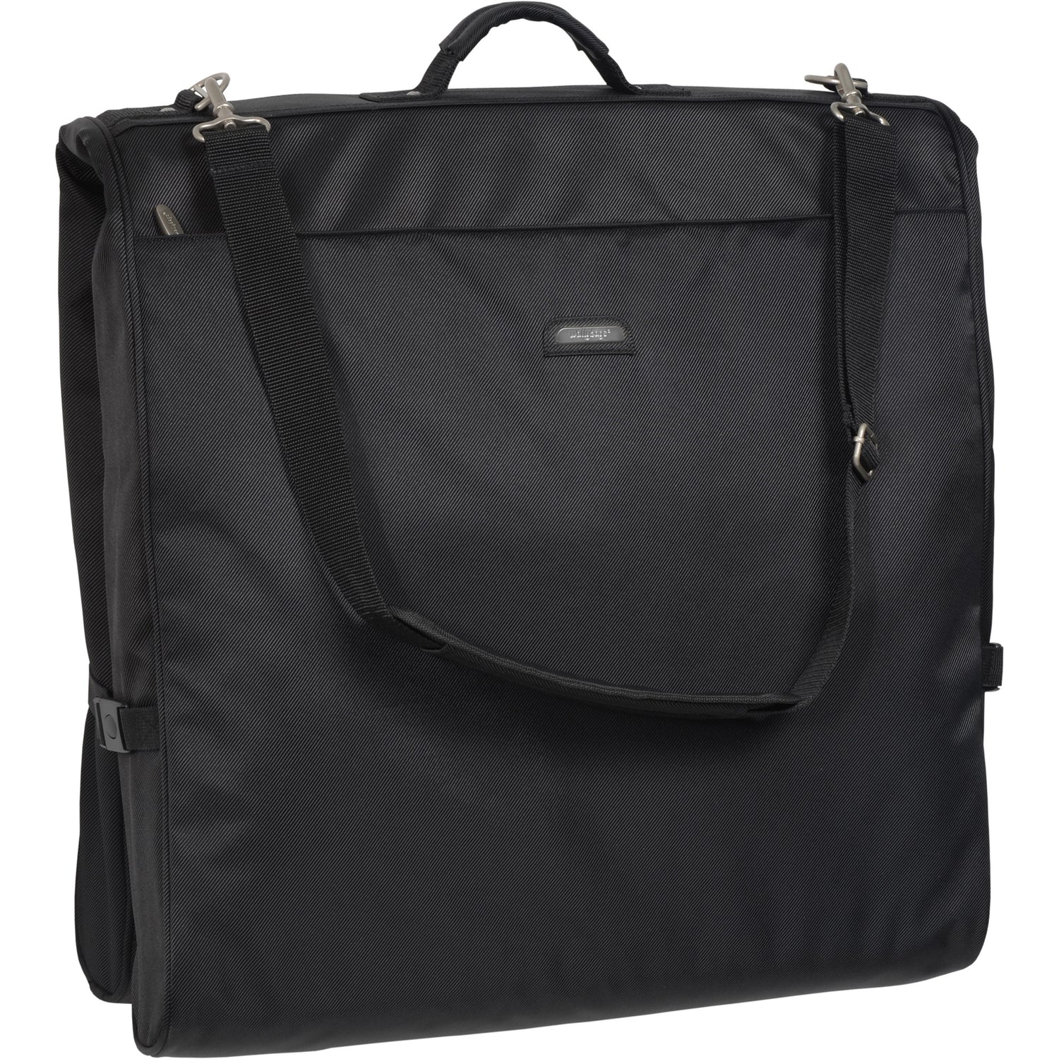 45" Premium Framed Garment Bag with Shoulder Strap and Multiple Pockets by WallyBags