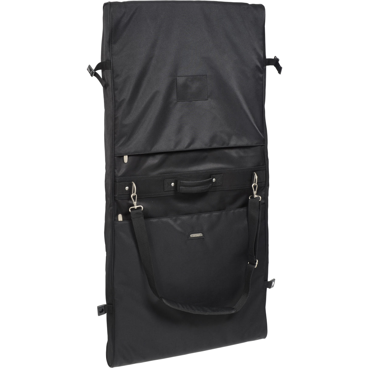 45" Premium Framed Garment Bag with Shoulder Strap and Multiple Pockets by WallyBags