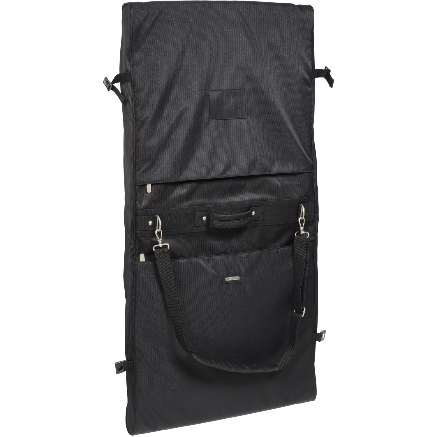 45" Premium Framed Garment Bag with Shoulder Strap and Multiple Pockets by WallyBags