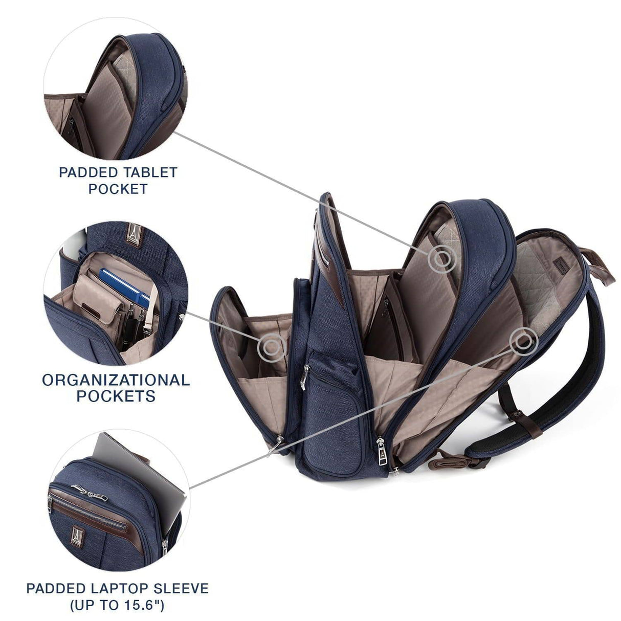 Platinum® Elite Collection Business Backpack (4091806) by Travelpro