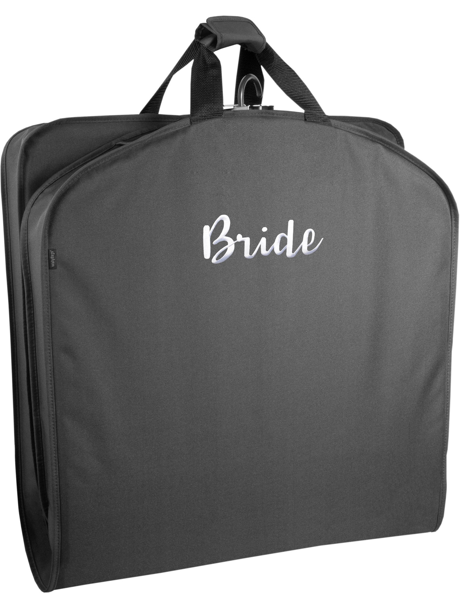 60" Deluxe Travel Garment Bag with Bride Embroidery by WallyBags