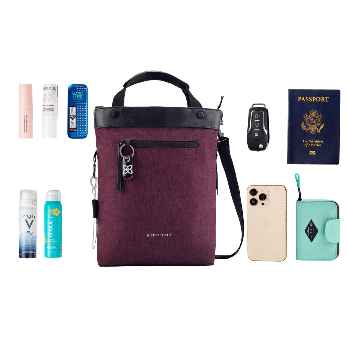 Geo Anti-Theft Convertible Crossbody Tote by Sherpani