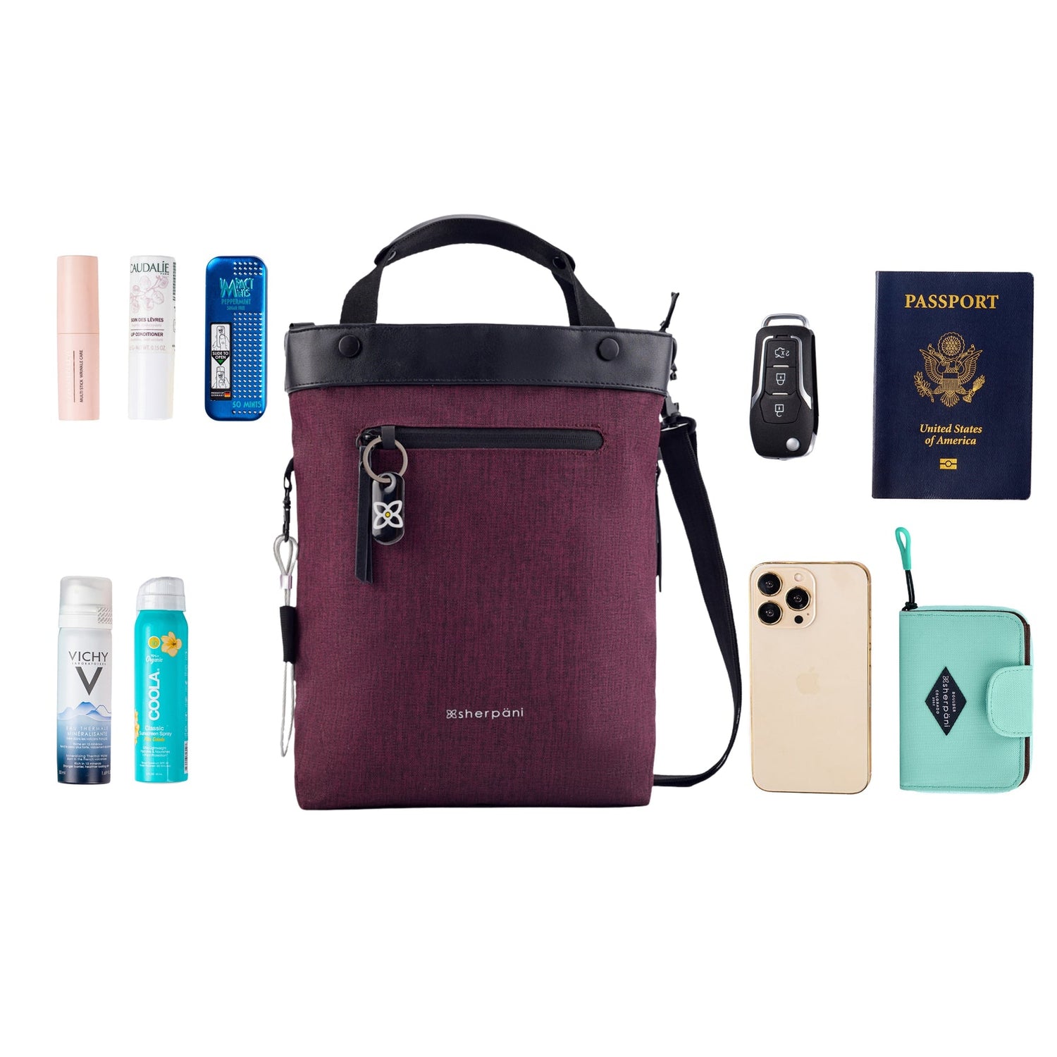 Geo Anti-Theft Convertible Crossbody Tote by Sherpani