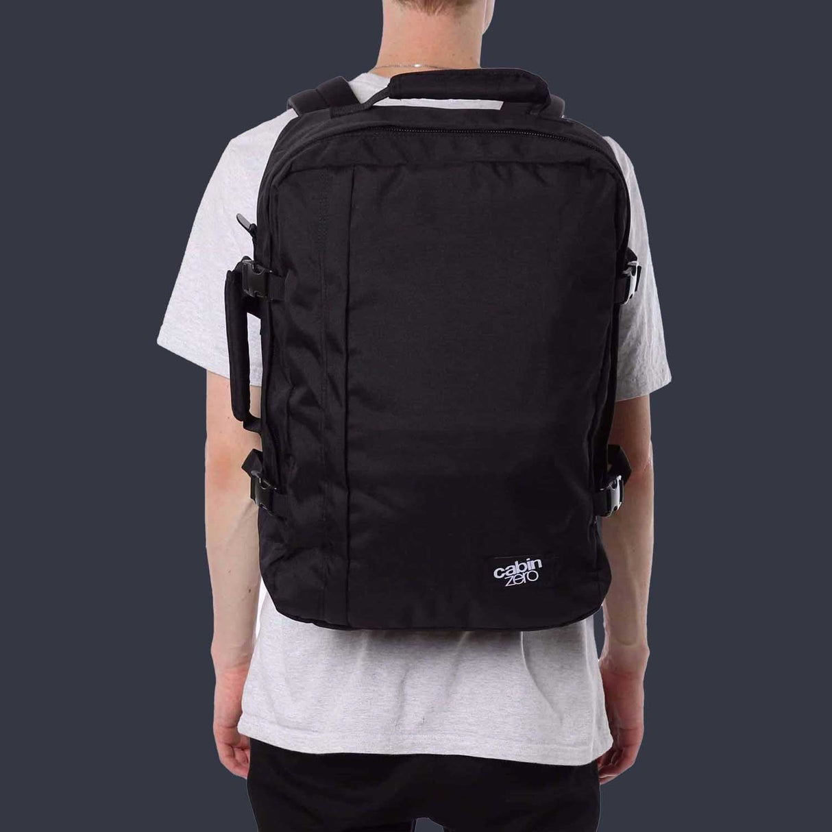 Absolute Black Classic 44L Backpack by CabinZero