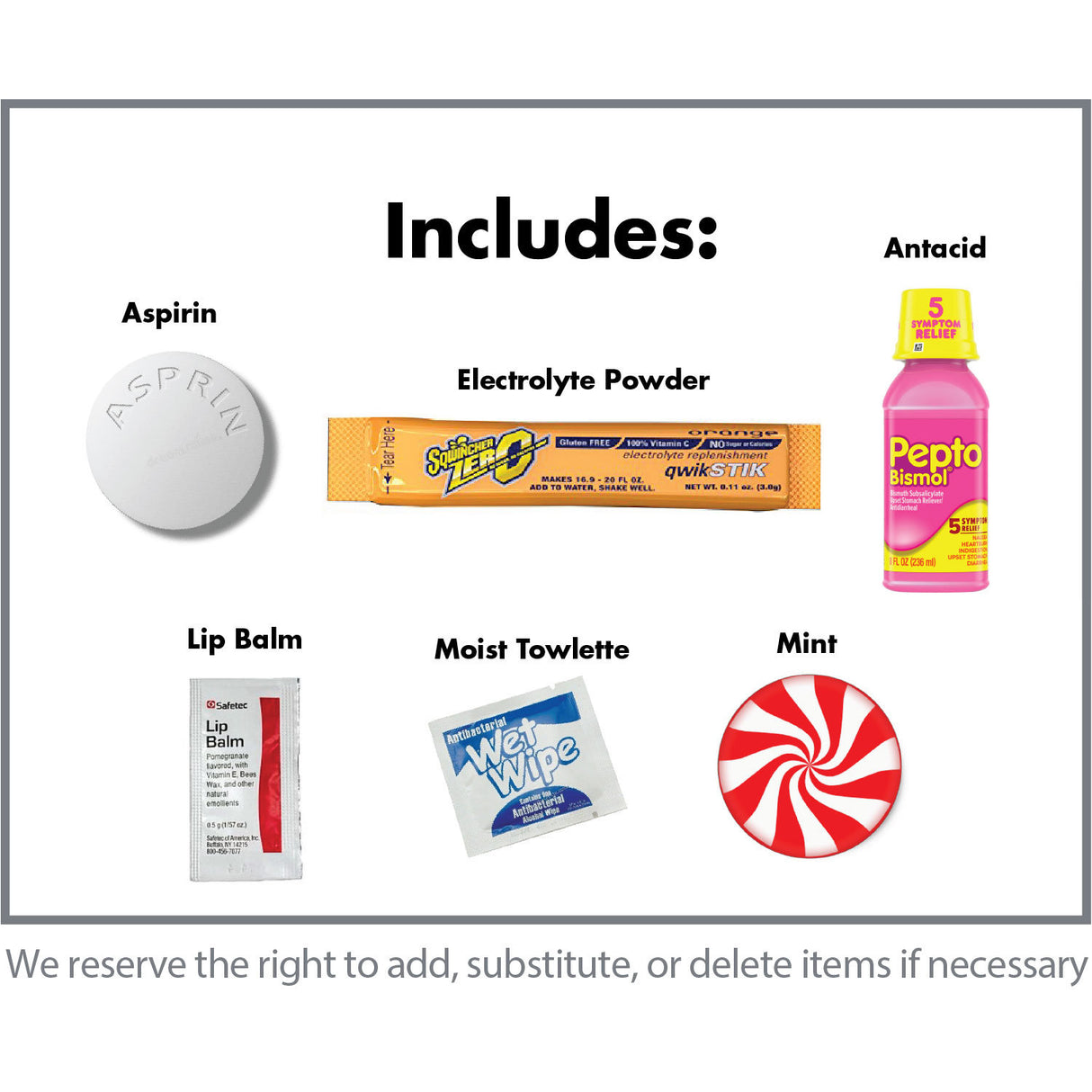 Hangover Kit, by Potty Packs