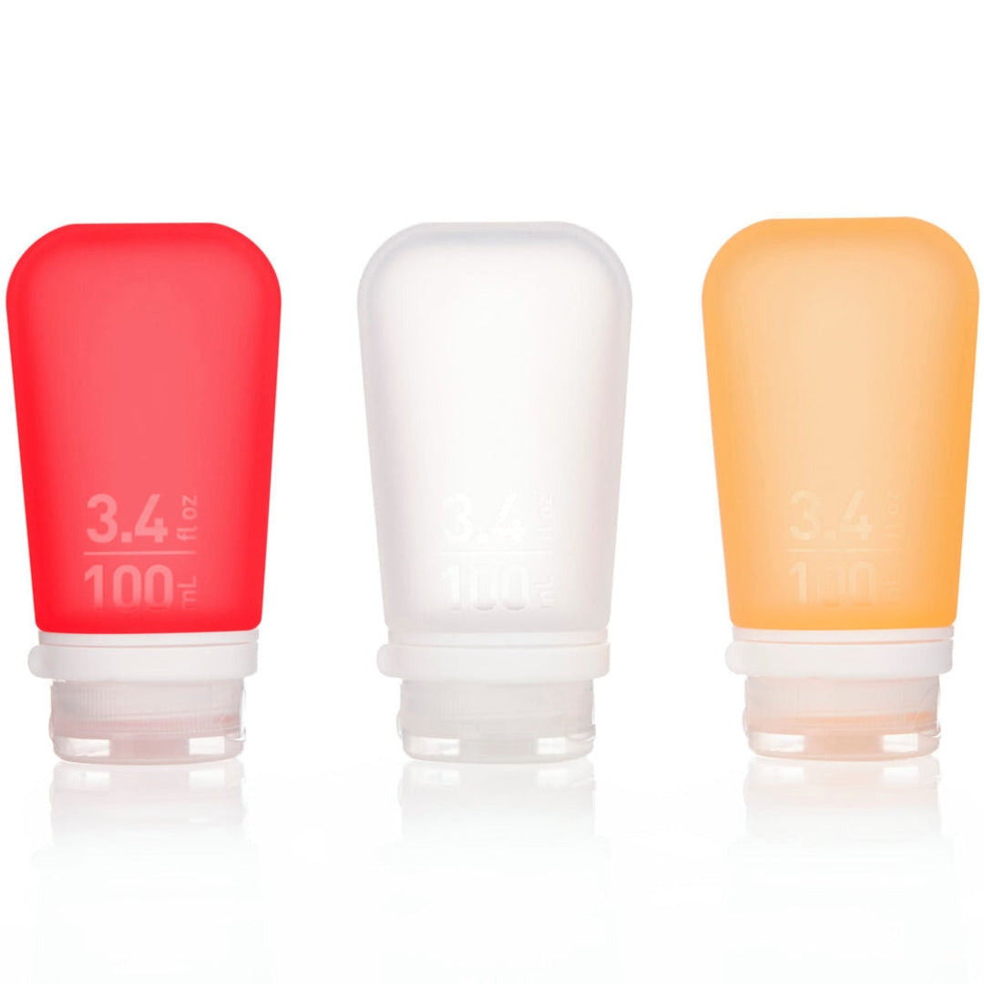 GoToob+ 3.4 oz ( Large ) Travel Tubes by humangear (3 pack)