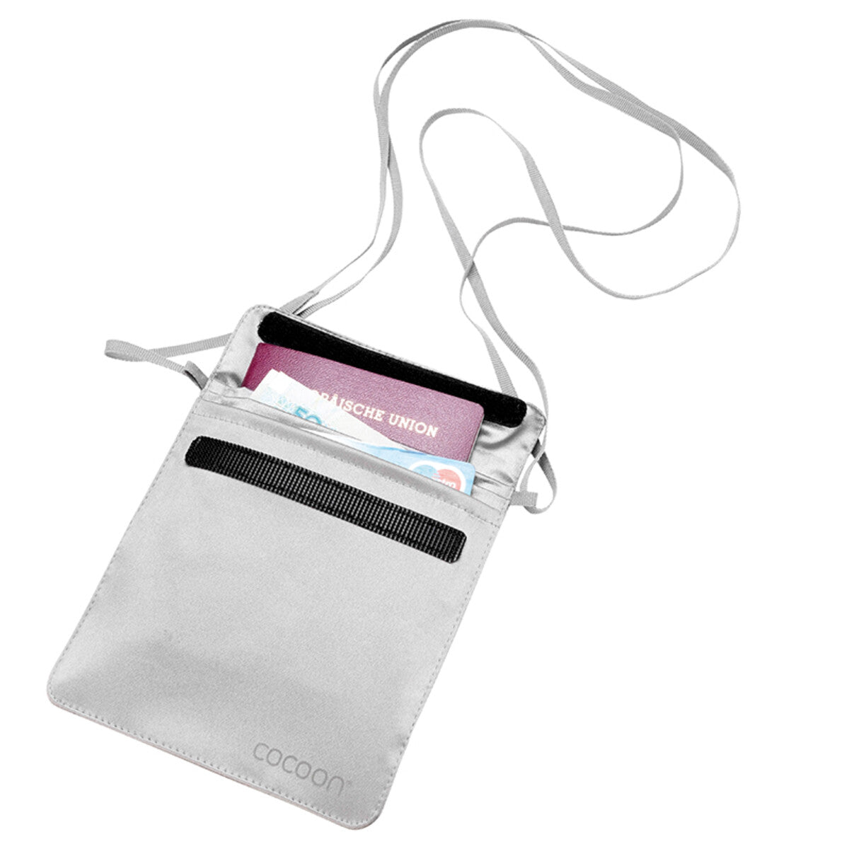 Silk Secret Passport Neck Wallet by Cocoon