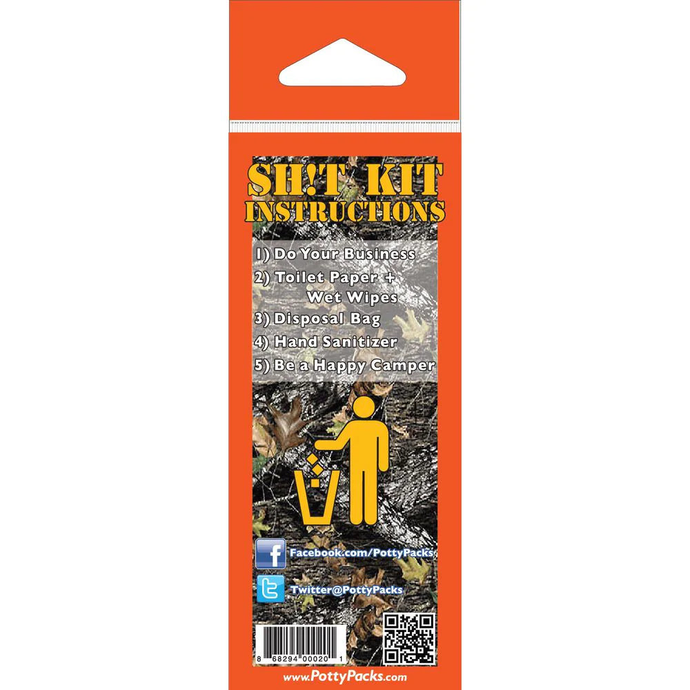 Sh!t (Shit) Kit, by Potty Packs
