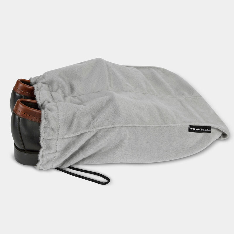 Juego de 2 bolsas para zapatos de forro polar de Travelon (22235)